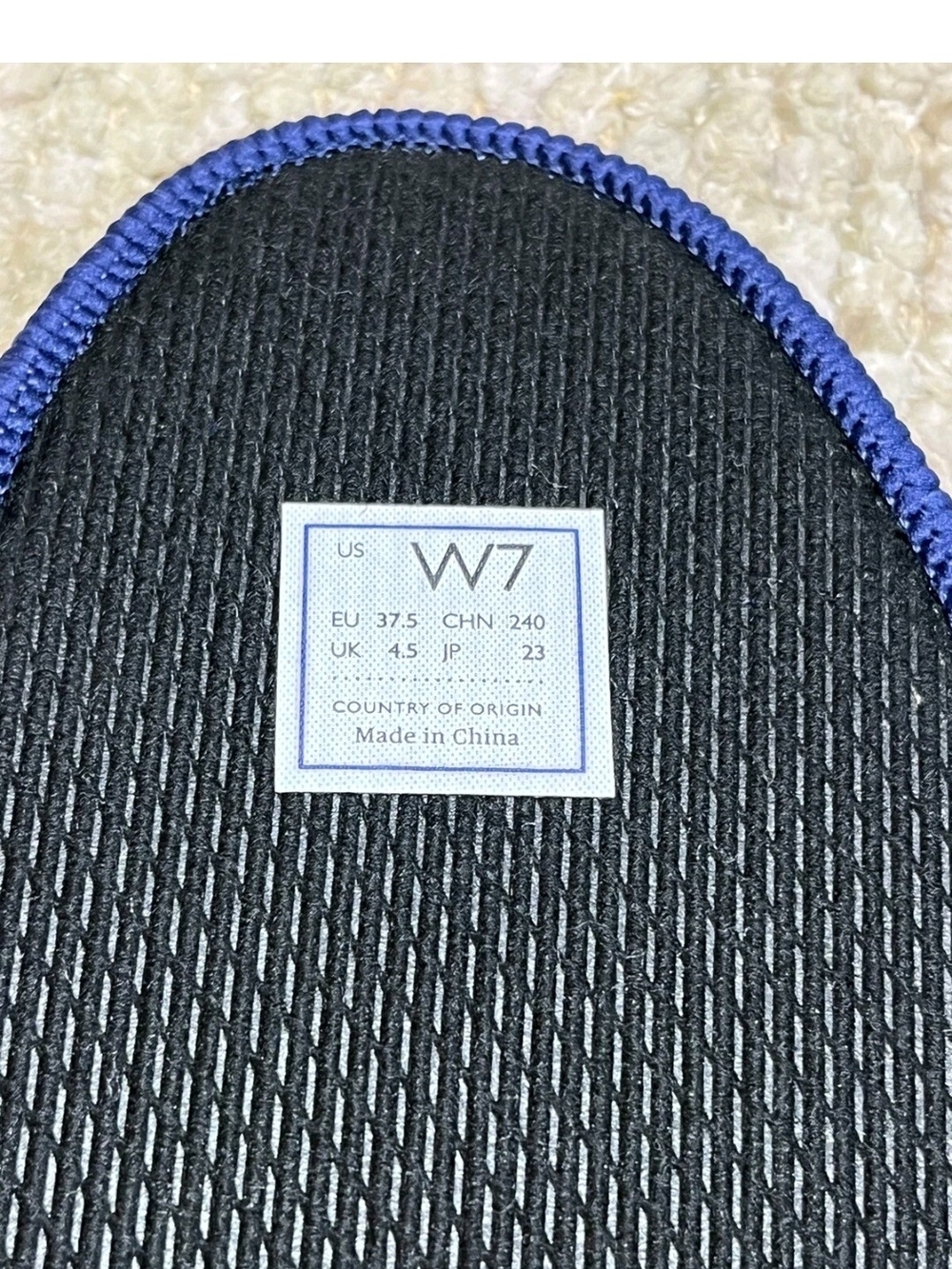 Rothy's Blue, Teal & Cream Knit Ballet Flats - Picture 9 of 10